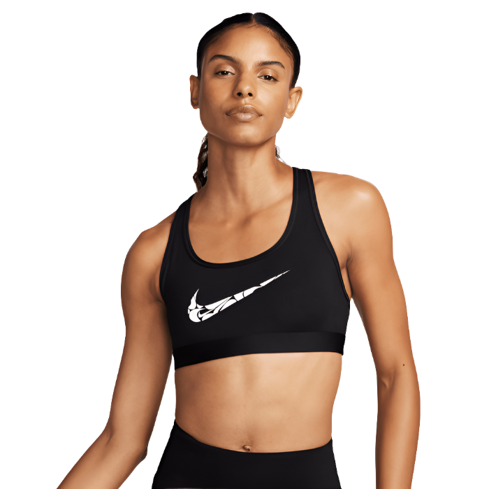 Swoosh Light Support Non-Padded Graphic Sports Bra