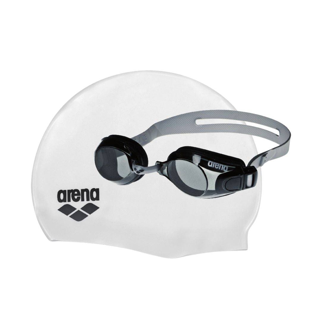 Goggle And Swim Cap Set