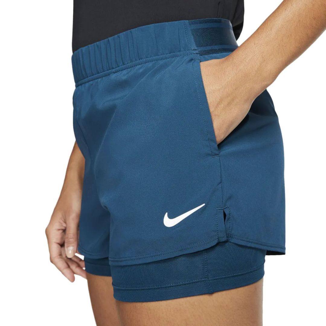 nike women's court flex pure tennis short