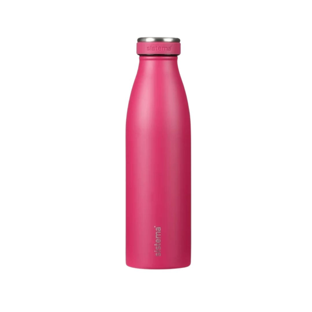 sistema Stainless Steel Bottle Hydrate 500 ml-Multi Color
