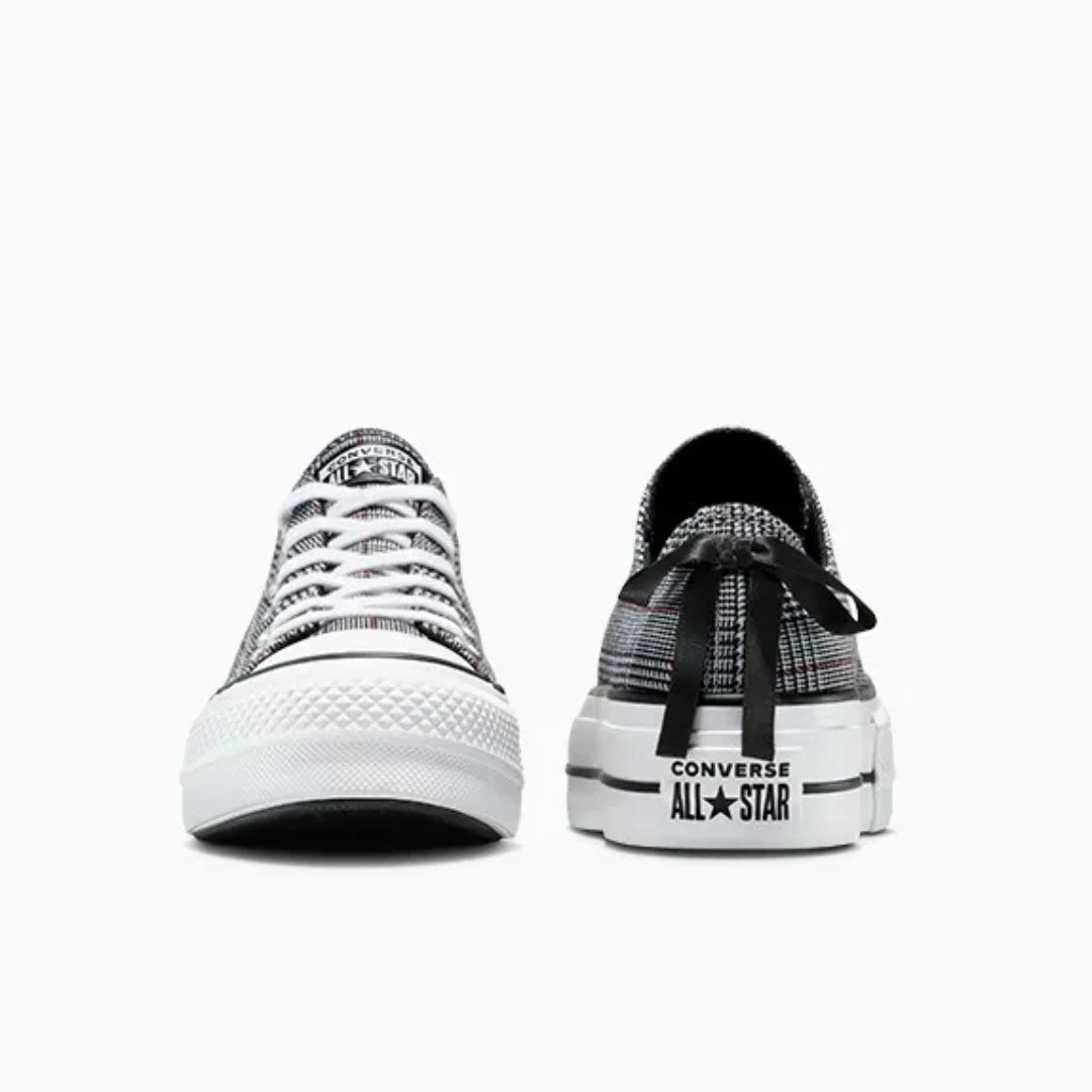 Chuck Taylor All Star Lift Platform Plaid Lifestyle Shoes