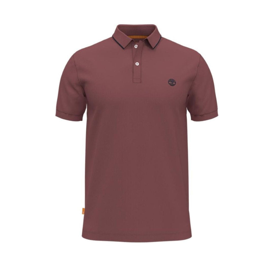 Ss Millers River Collar Neck Print Polo (Sf) T-shirt