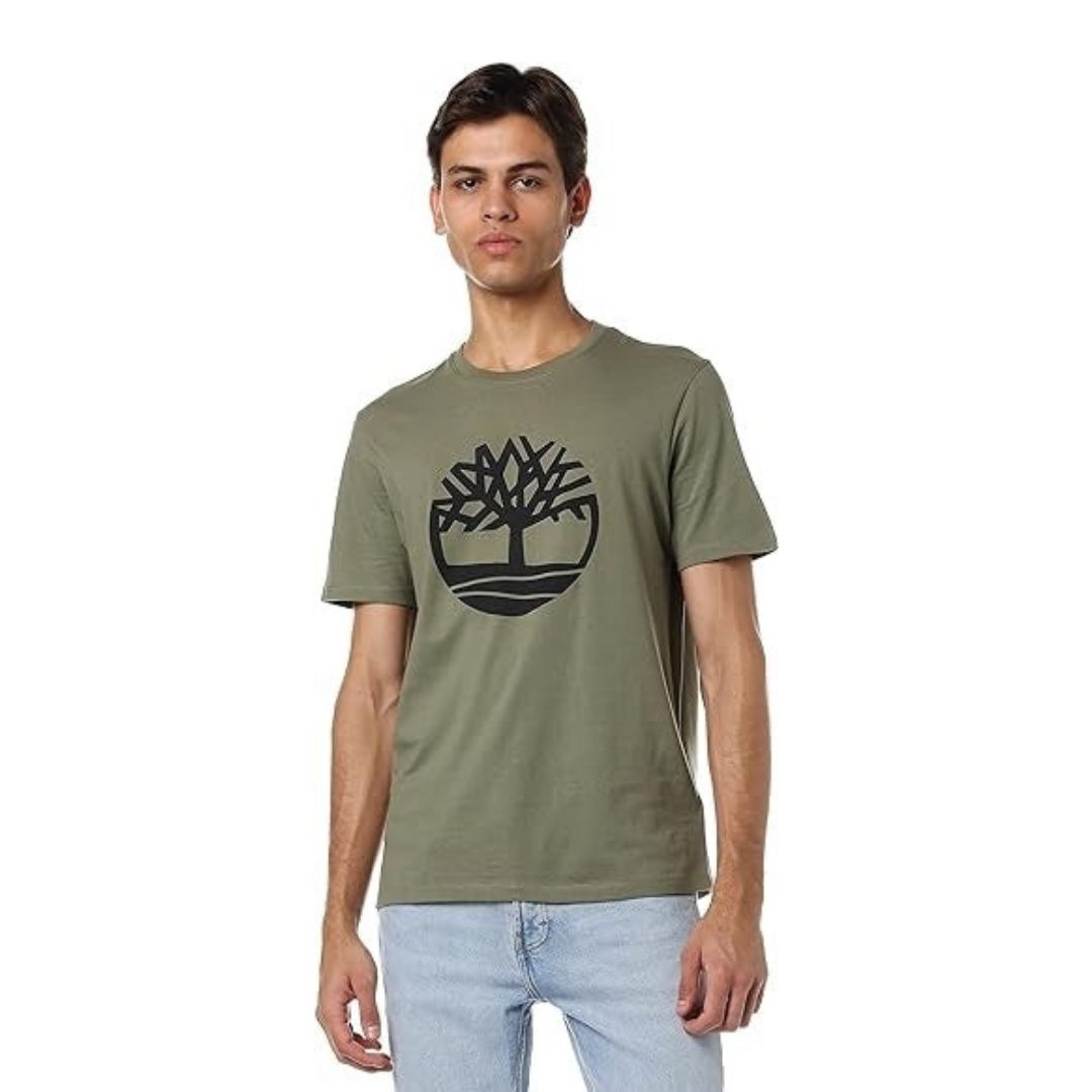 Timberland Men Tfo Ss Tree Logo Non-Ringer T-Shirt