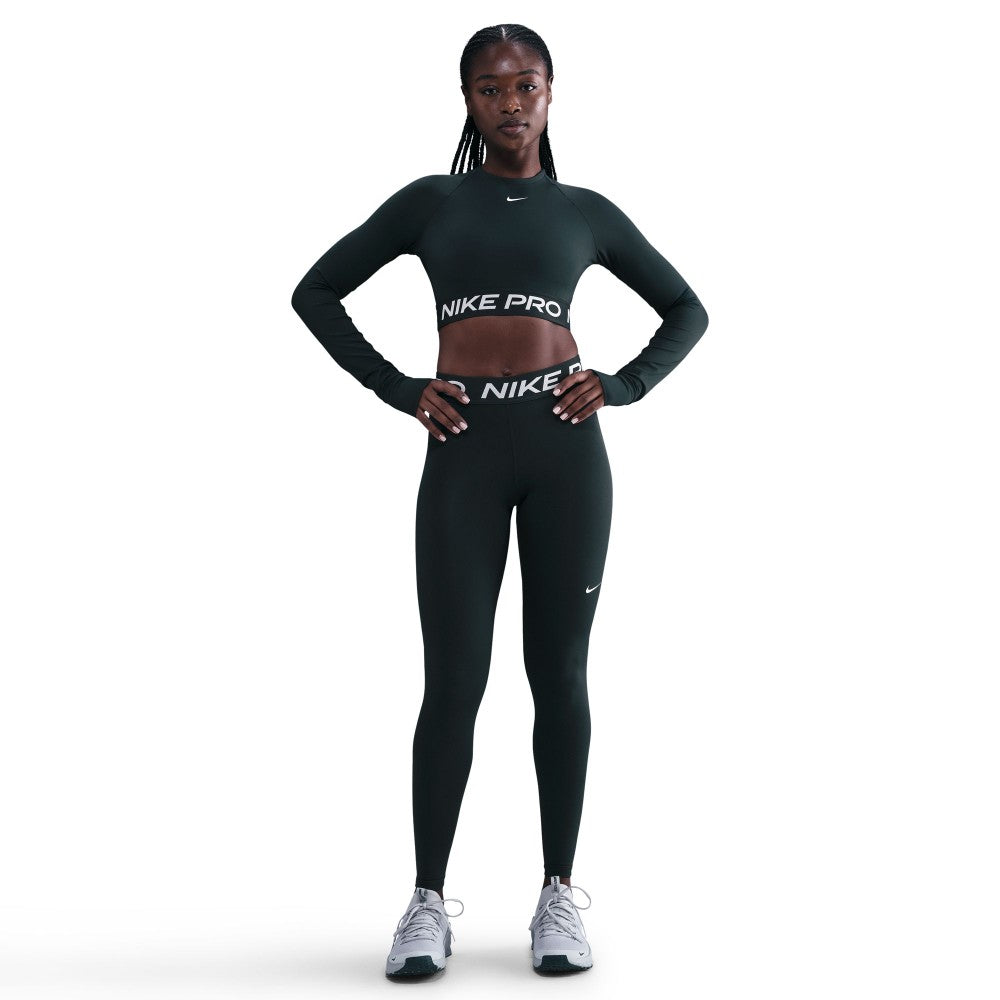 Pro Mid-Rise Mesh-Paneled Leggings