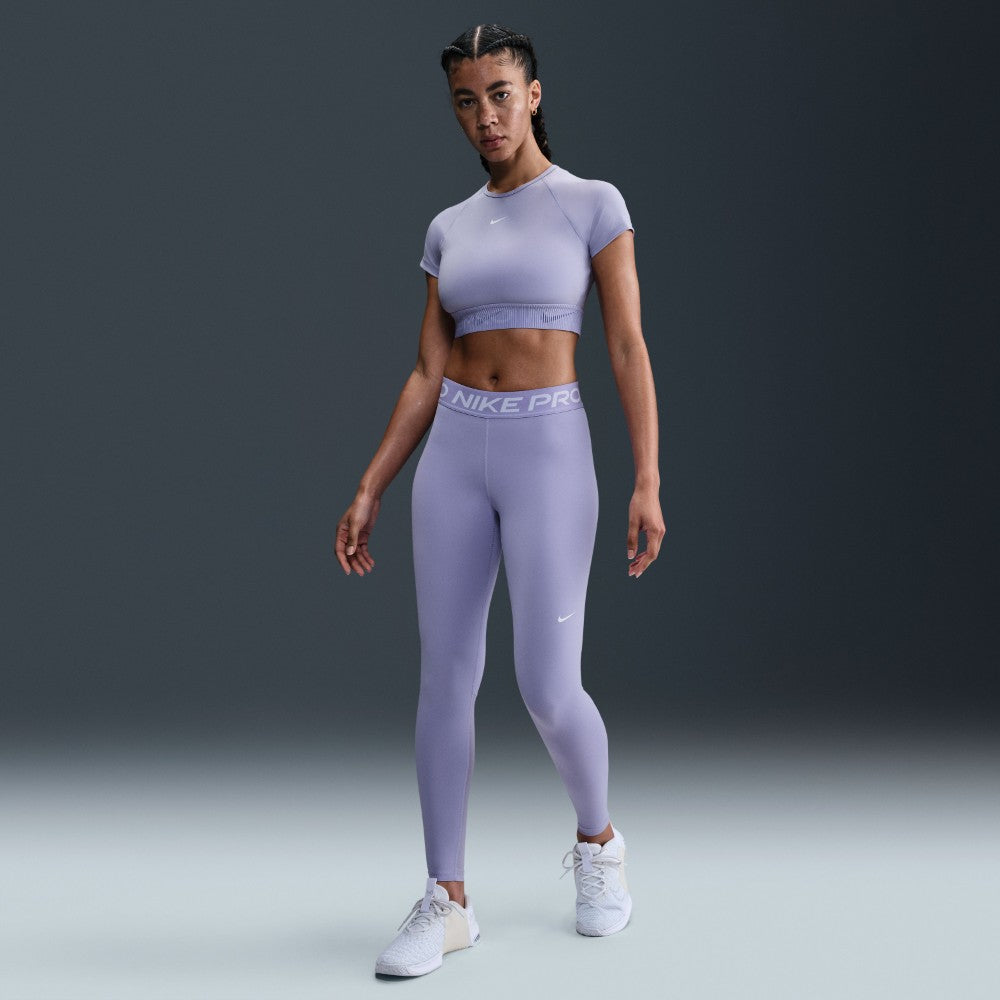 Pro Women's Mid-Rise Mesh-Panelled Leggings