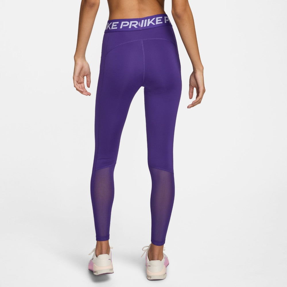 Pro Mid-Rise Mesh-Paneled Leggings