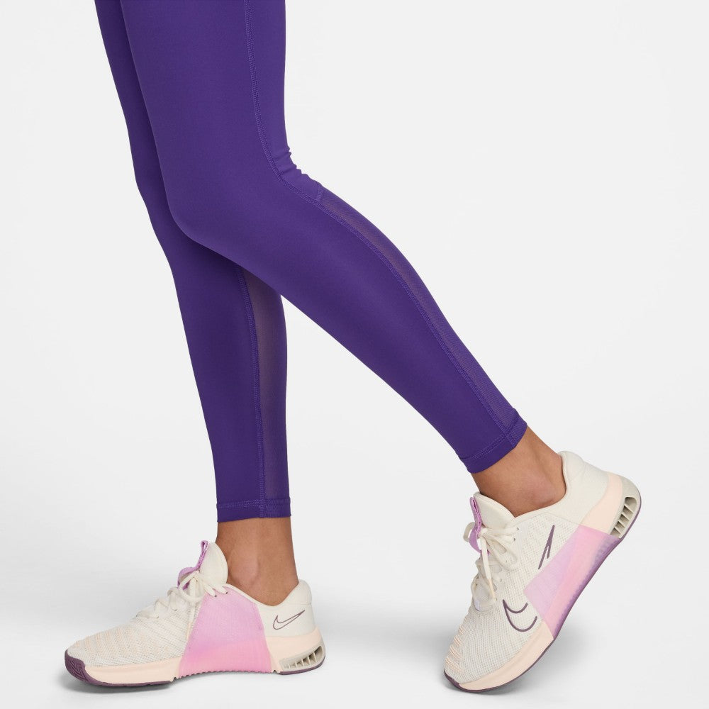 Pro Mid-Rise Mesh-Paneled Leggings