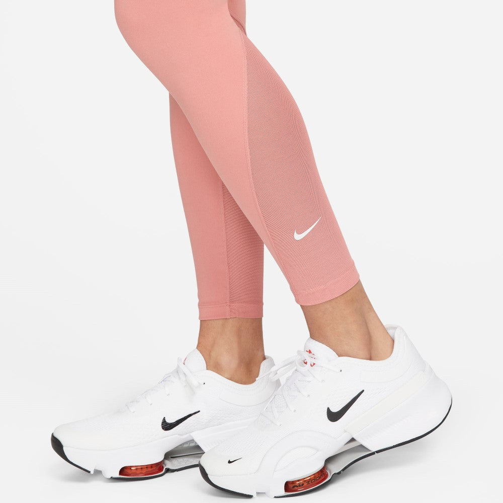 Nike Women's One Luxe Mid-Rise 7/8 Leggings in Pink - ShopStyle