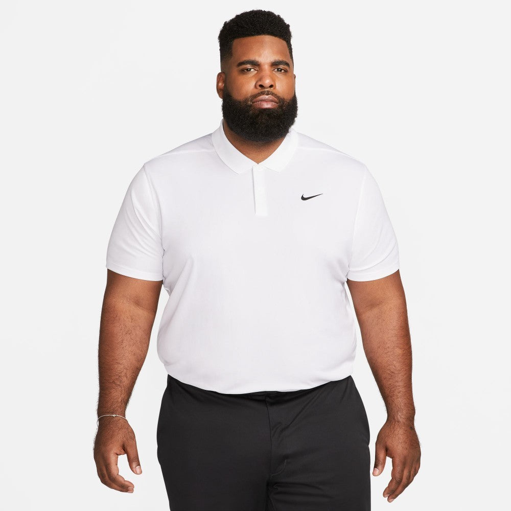 nike golf dri fit polo white