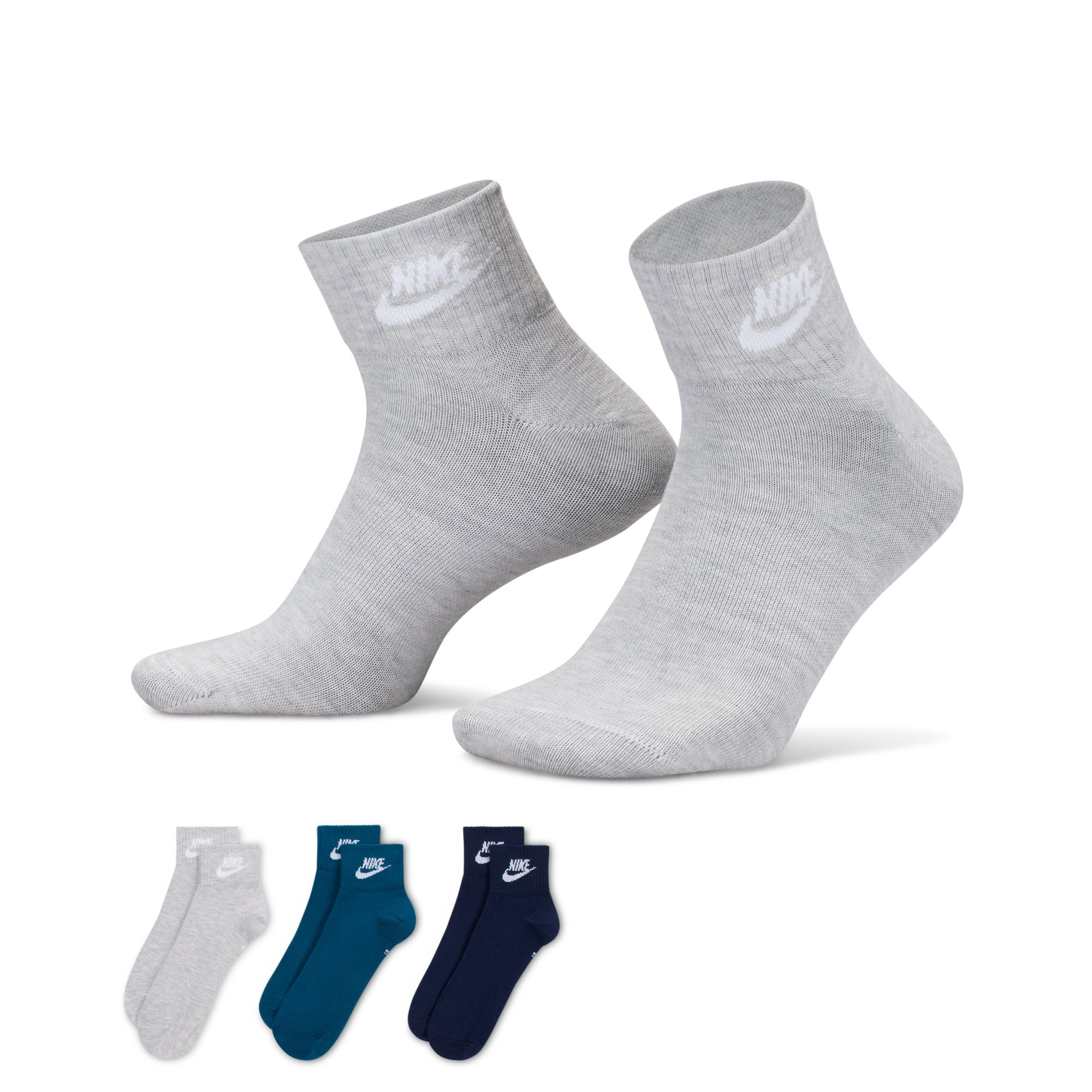 Everyday Essential Ankle Socks (3 Pairs)