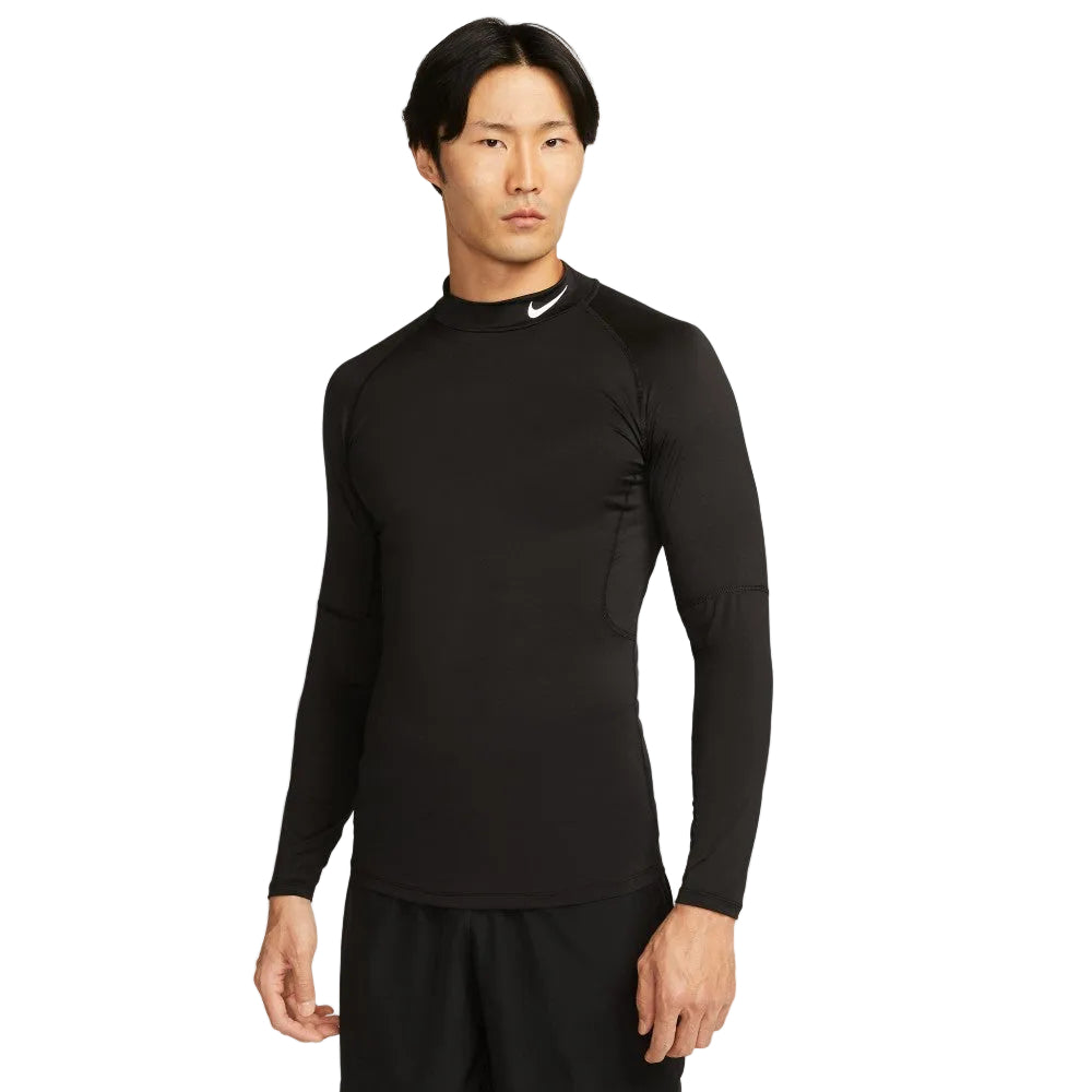 Pro Dri-FIT Fitness Mock-Neck Long-Sleeve T-shirt