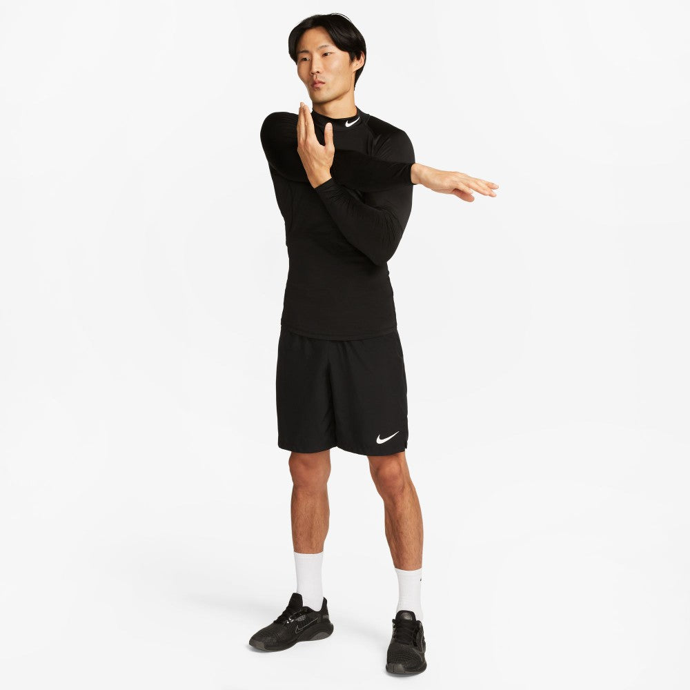 Pro Dri-FIT Fitness Mock-Neck Long-Sleeve T-shirt