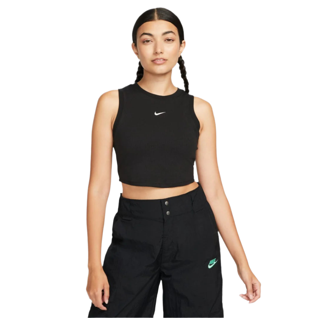 Chill Knit Cropped Ribbed Tank Top