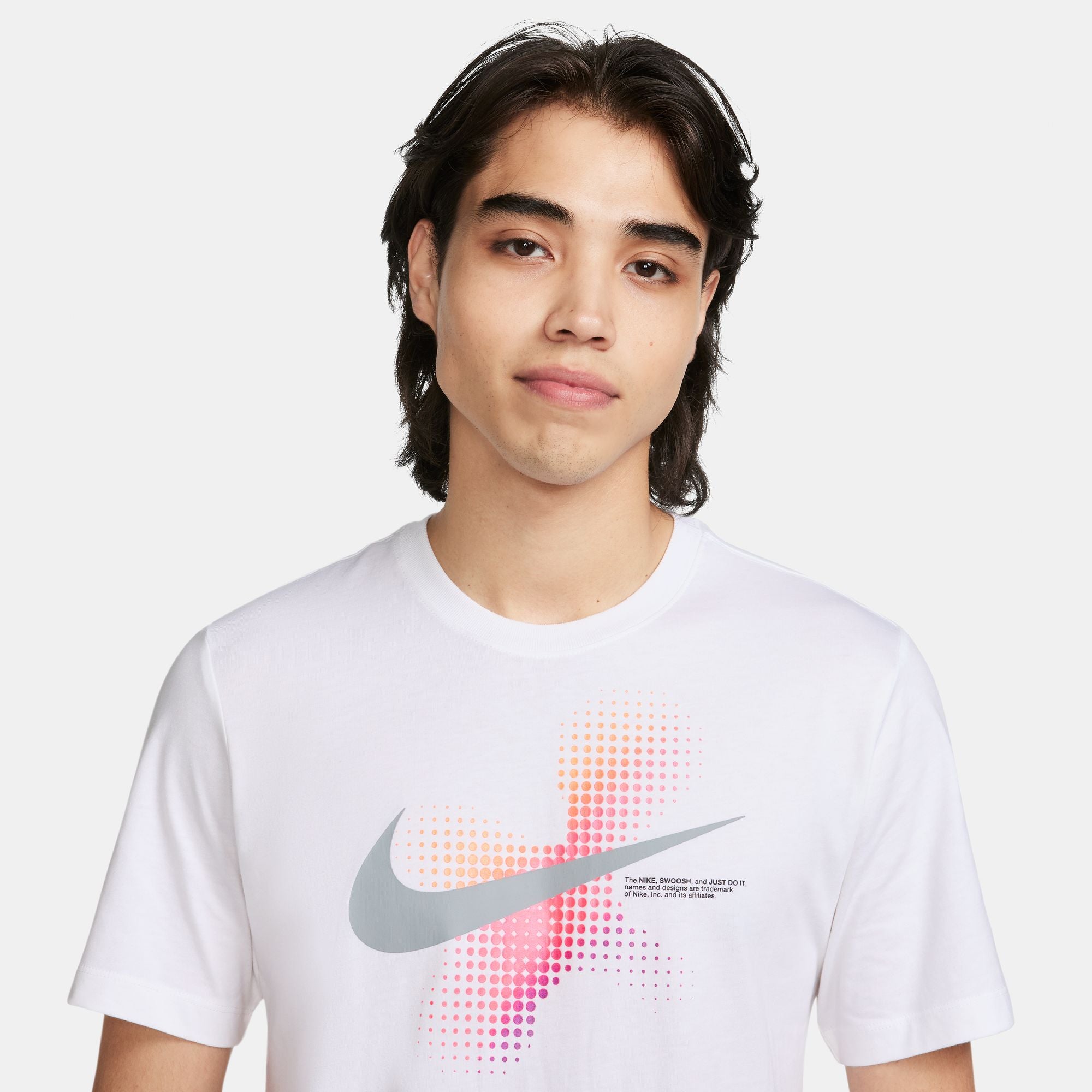 Swoosh Dot Print Graphic T-shirt