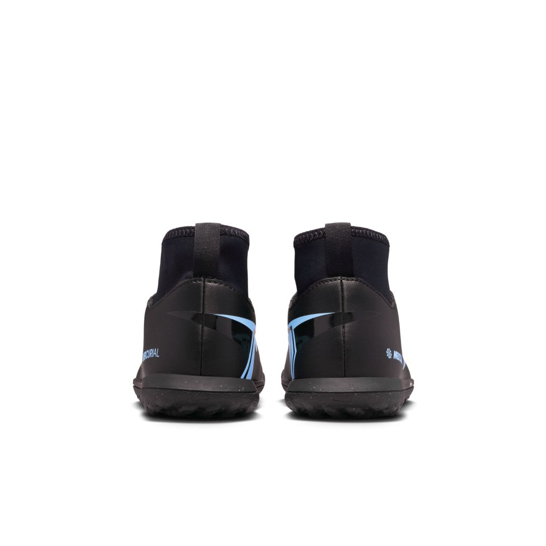 Jr. Mercurial Superfly 10 Club Turf High-Top Soccer Shoes