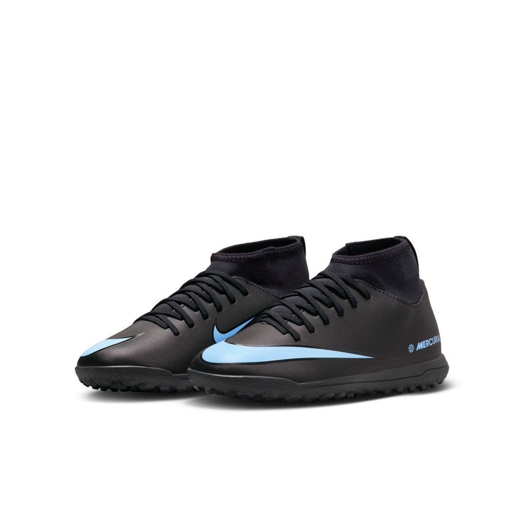 Jr. Mercurial Superfly 10 Club Turf High-Top Soccer Shoes