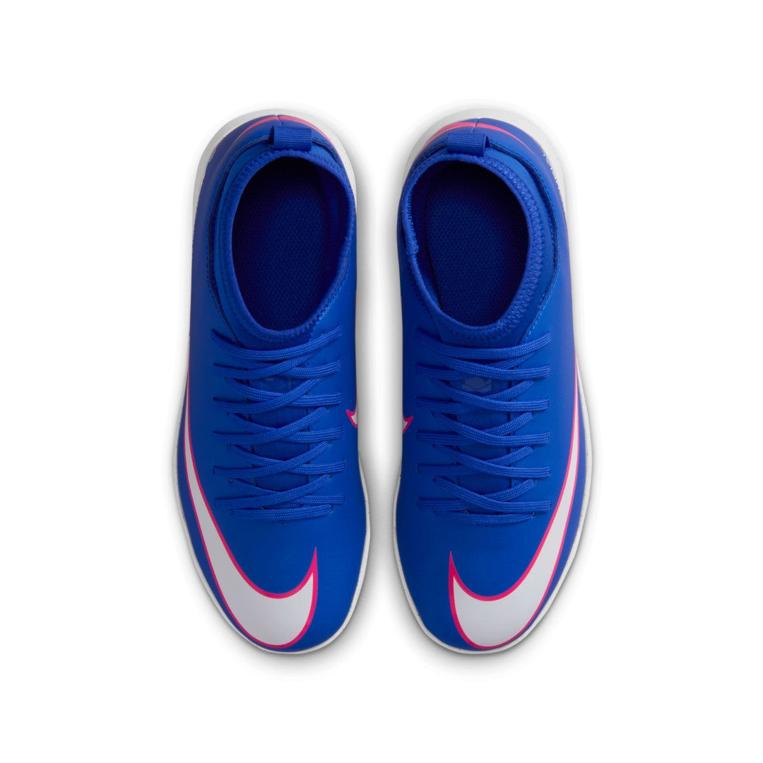 Jr. Mercurial Superfly 10 Club Turf High-Top Soccer Shoes