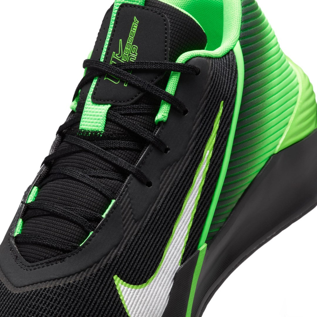 green black and white basketball shoes