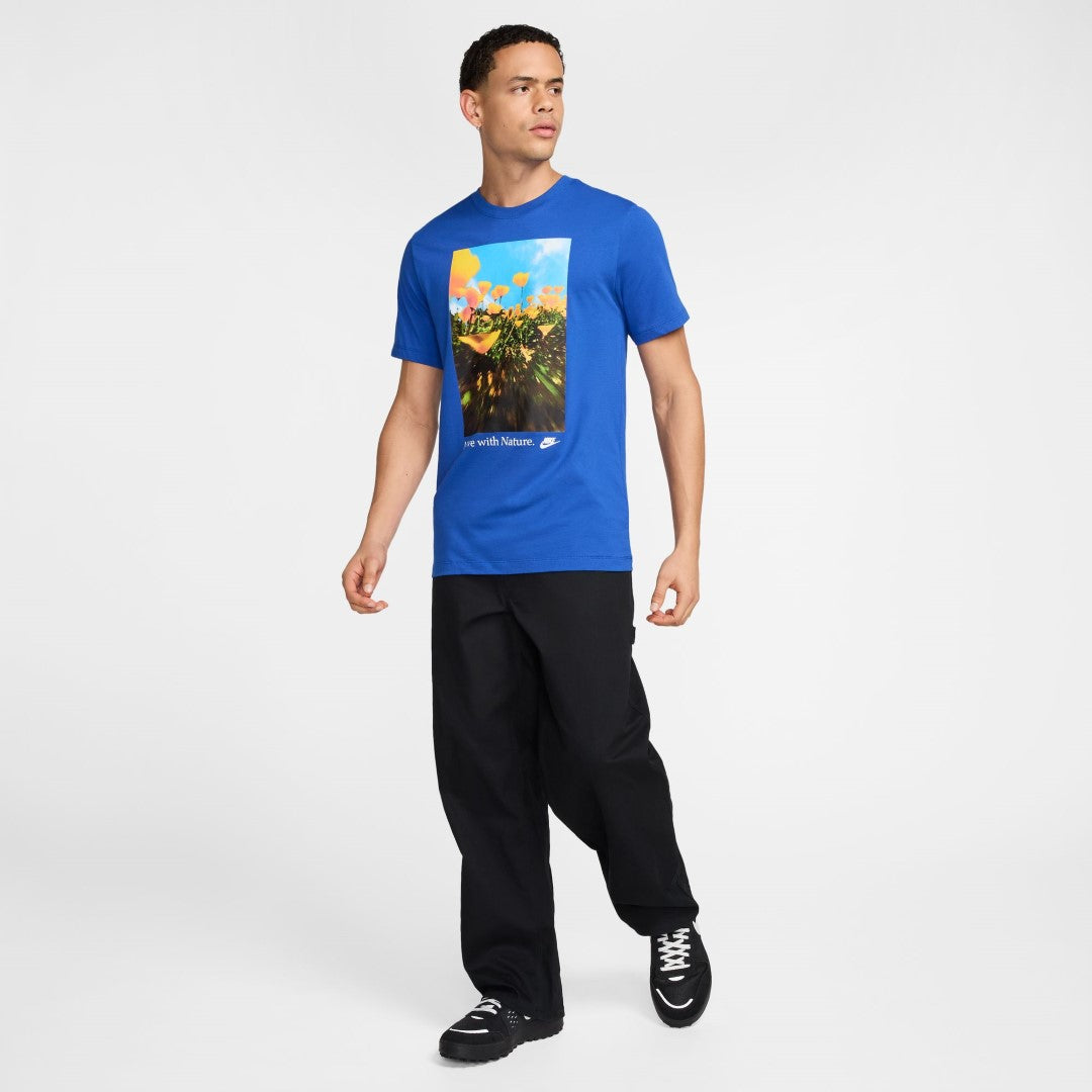 Tシャツ・カットソー New Era LIGHTERA Box Logo T-Shirt Hawaiian Blue Stencil Blocking Logo T-Shirt | Calvin Klein
