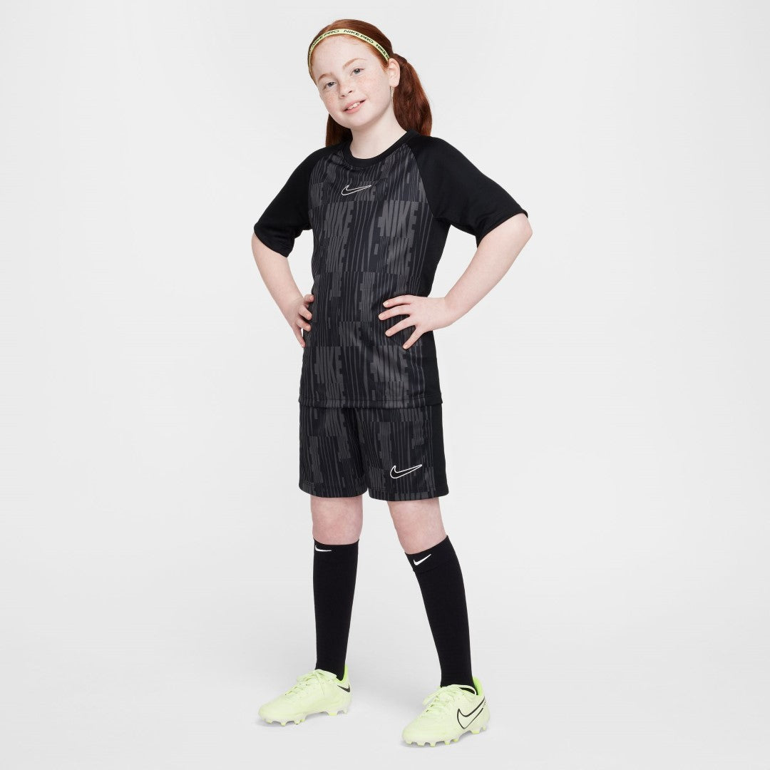nike black football shorts junior