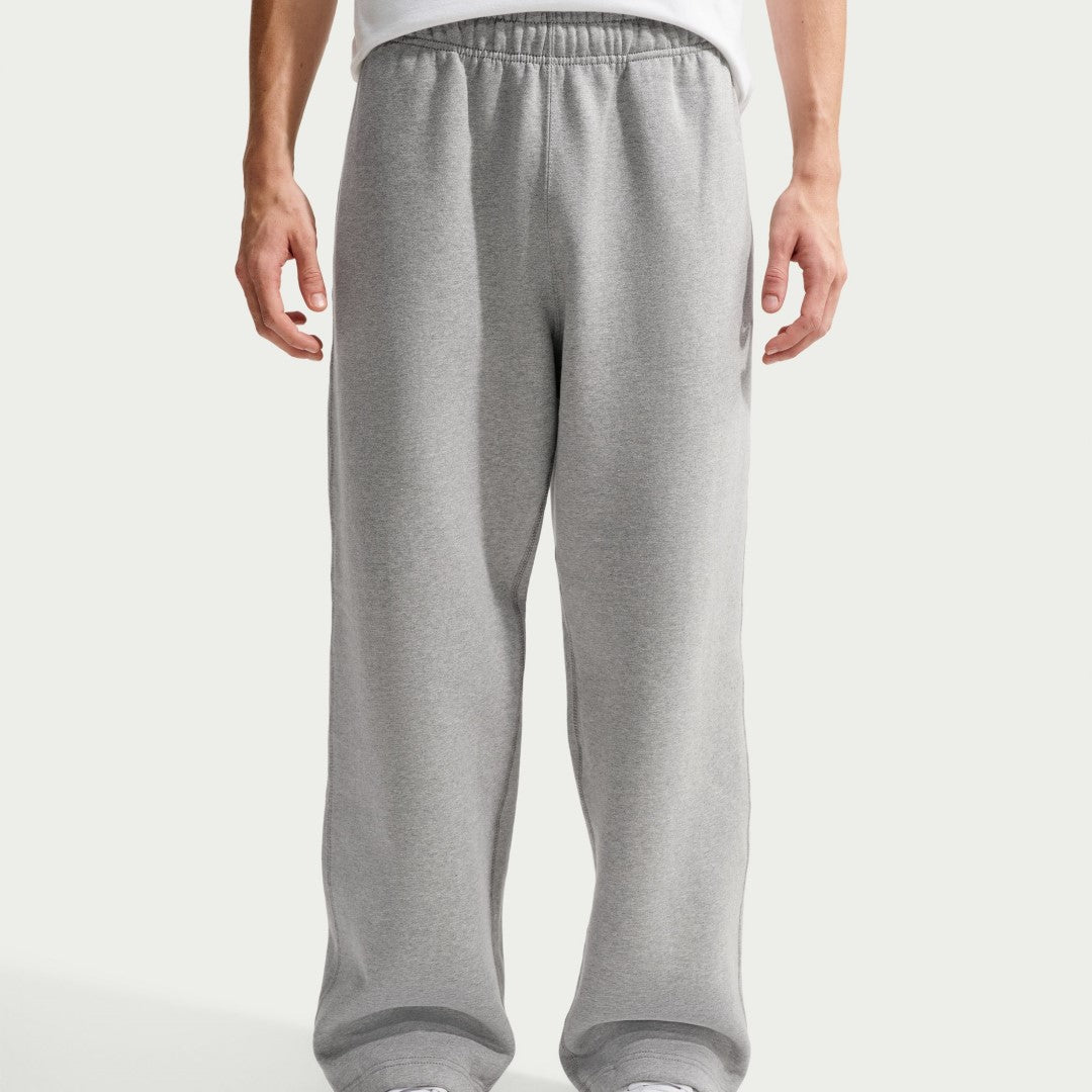 Solo Swoosh Brushed-Back Open-Hem Fleece Pants