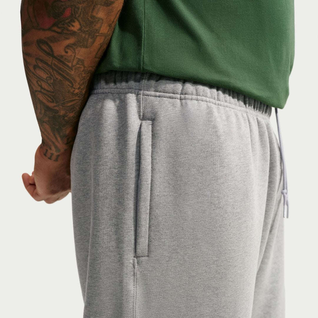 Solo Swoosh Brushed-Back Open-Hem Fleece Pants