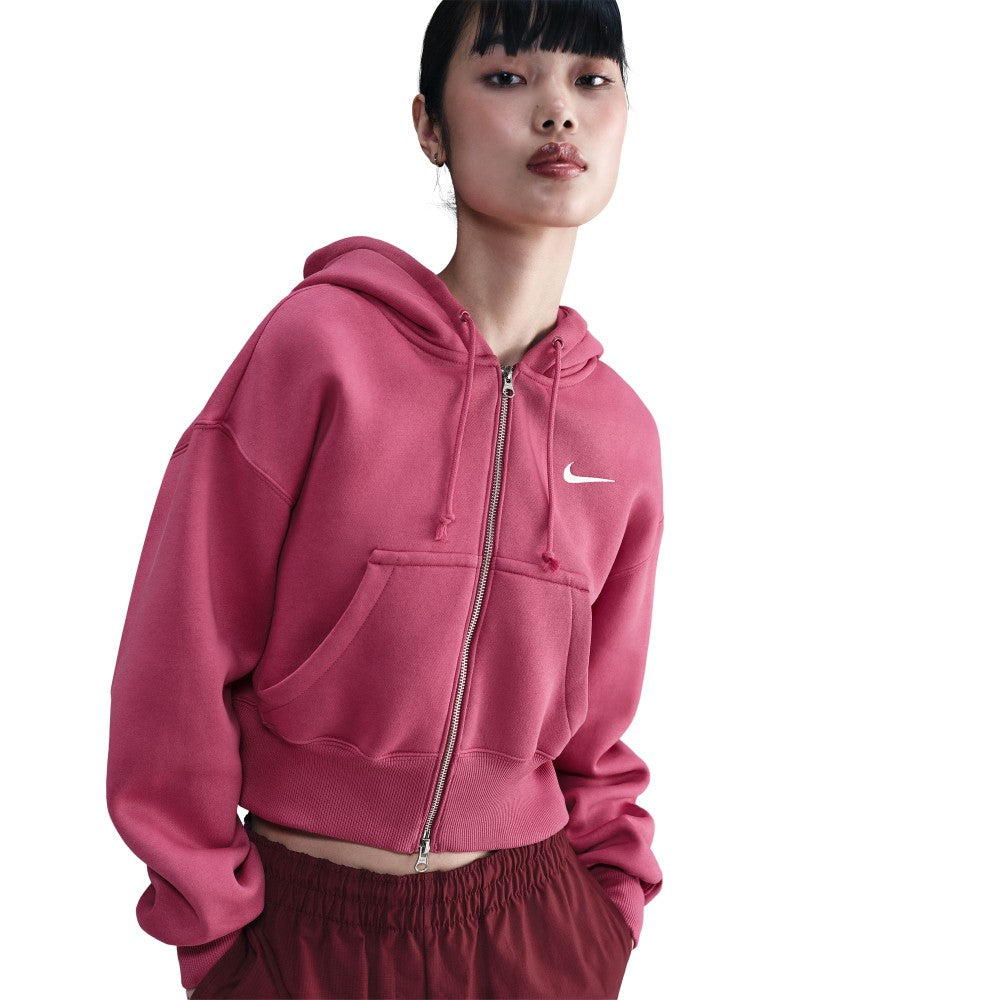 Sportswear Phoenix Fleece Loose Full-Zip Cropped Hoodie