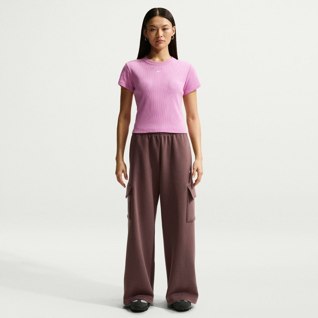 Ribbed Tight Short Sleeve T-Shirt