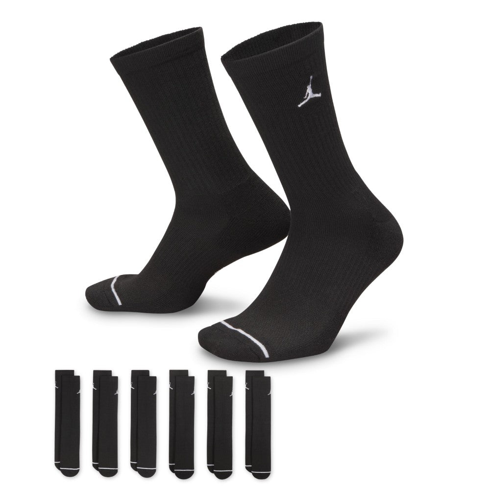 Jordan Everyday Cushioned Crew Socks (6 Pairs)