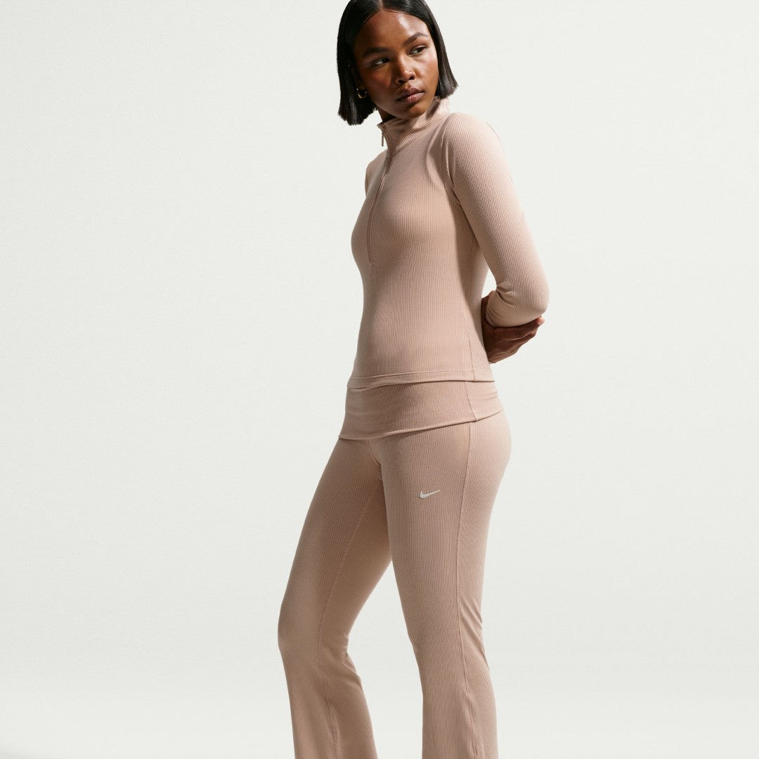 Chill Knit Mid-Rise Tight Ribbed Pants