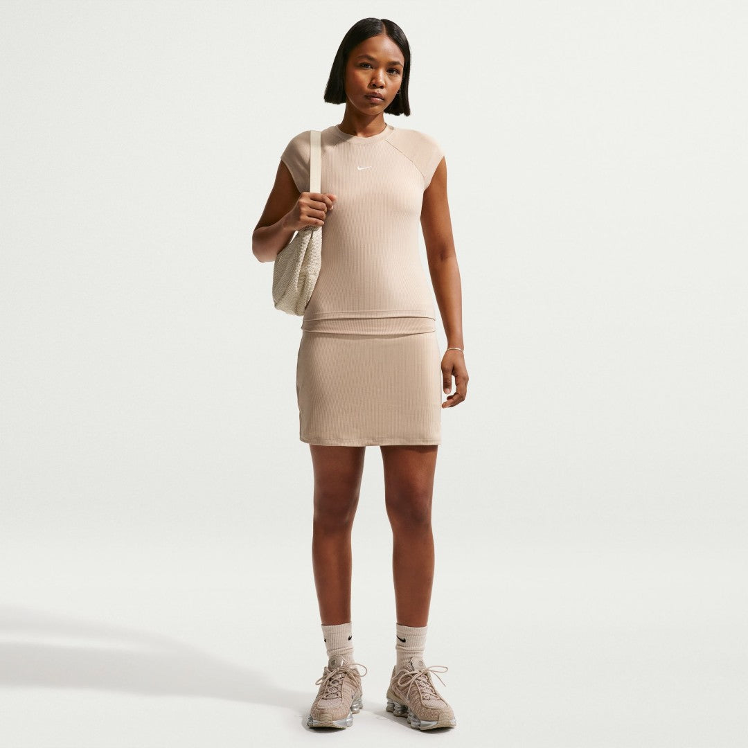 Chill Knit Ribbed Short-Sleeve Top