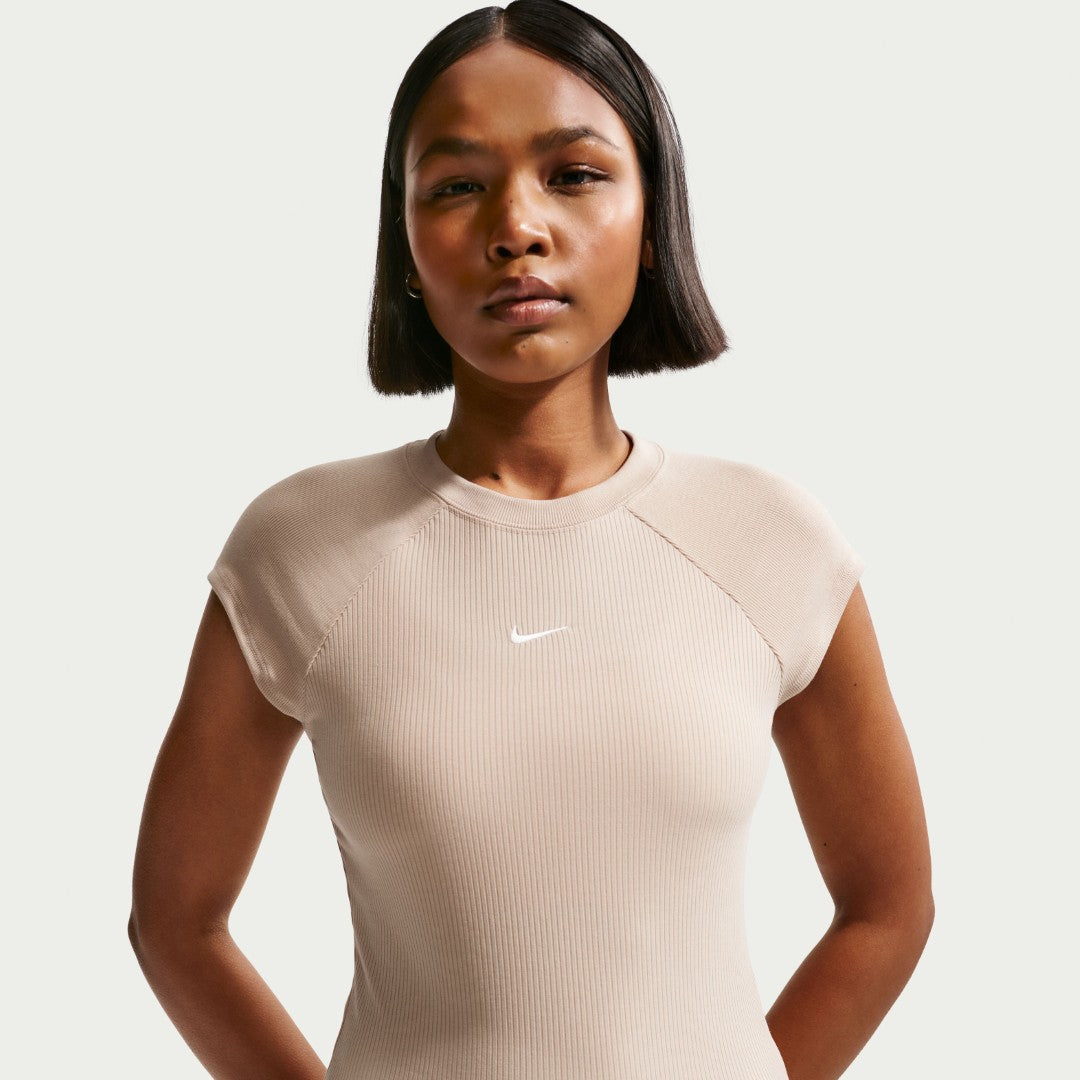 Chill Knit Ribbed Short-Sleeve Top