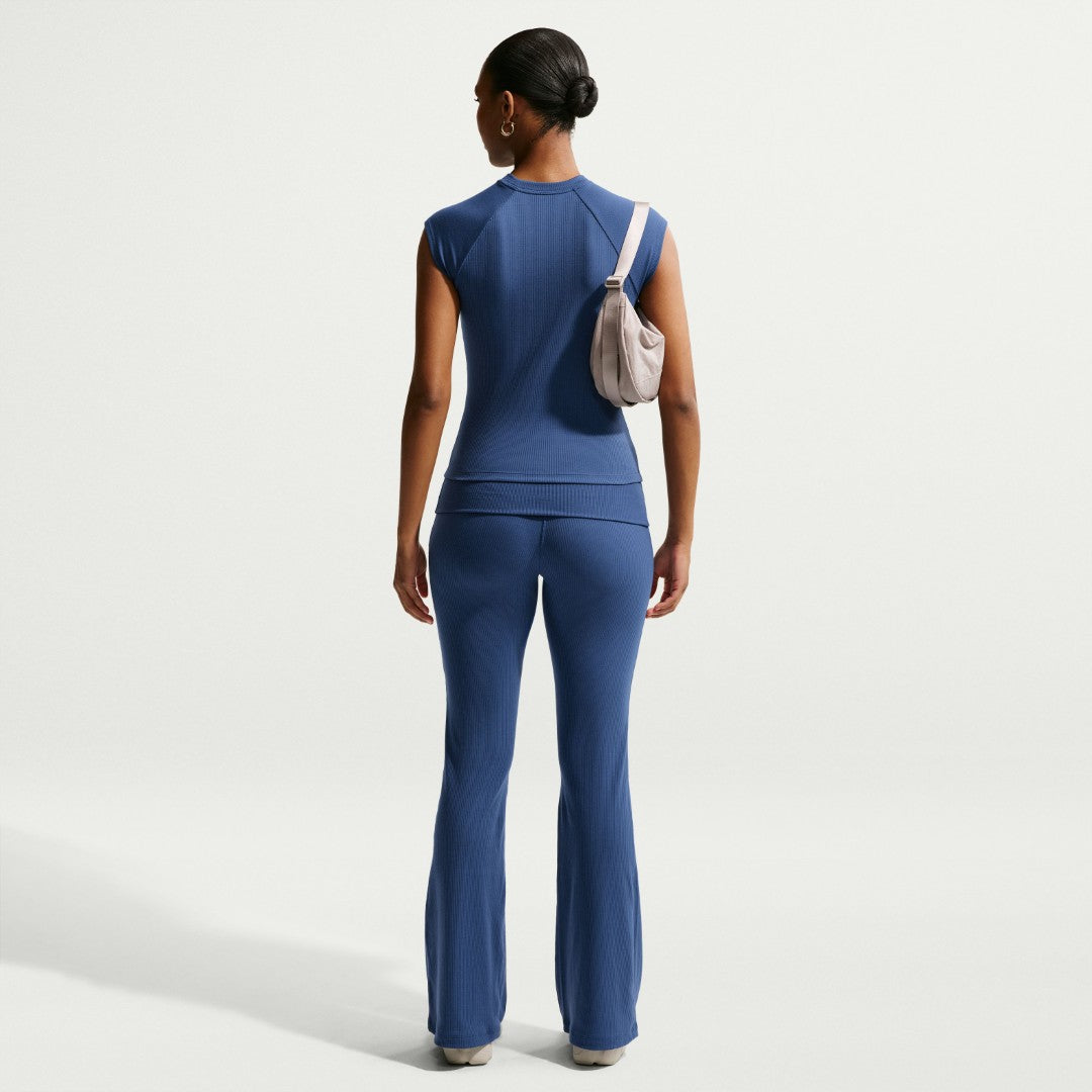 Chill Knit Ribbed Short-Sleeve Top