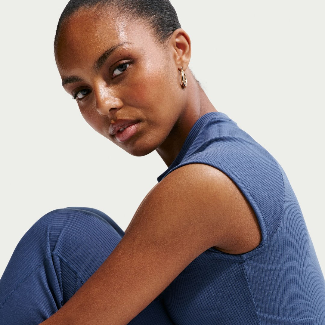 Chill Knit Ribbed Short-Sleeve Top