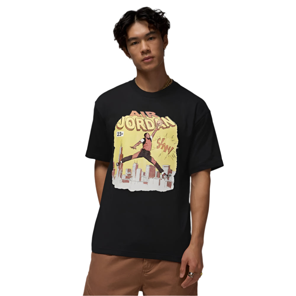 Nike Jordan Men's Comic T-Shirt Black
