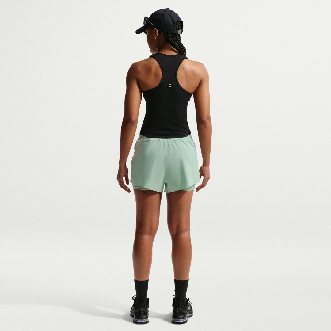Tempo Dri-FIT Cropped Mesh Running Tank Top