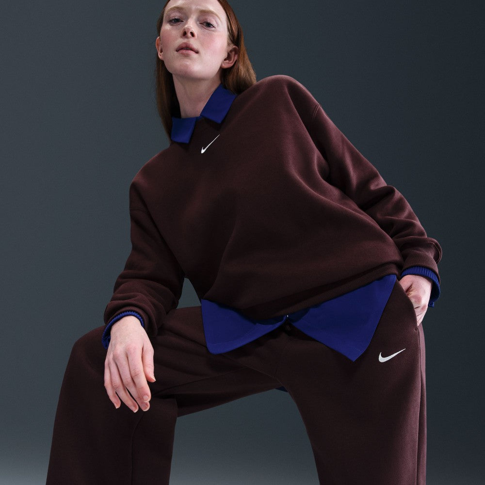 Phoenix Fleece High-Waisted Wide-Leg Trousers