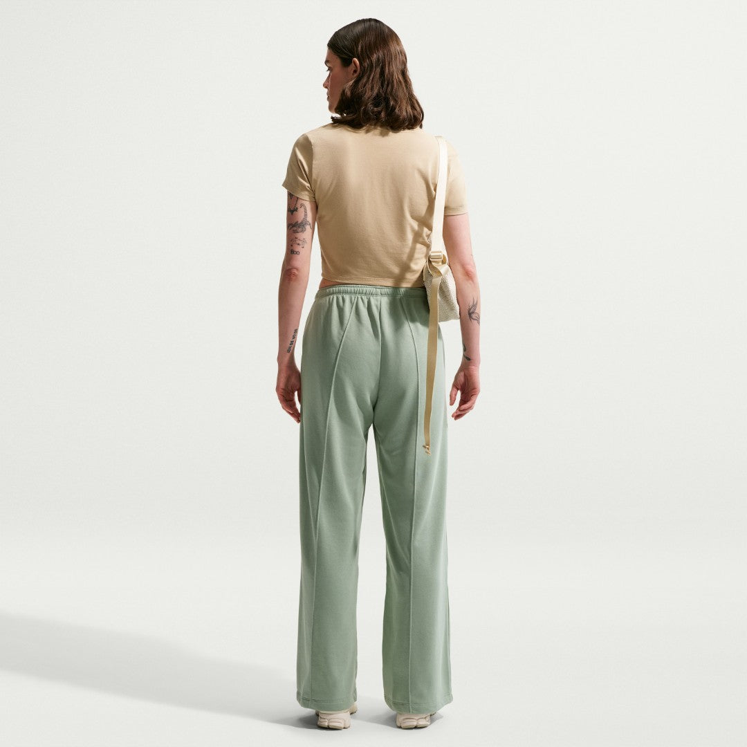 Chill Terry Mid-Rise Open-Hem Pants