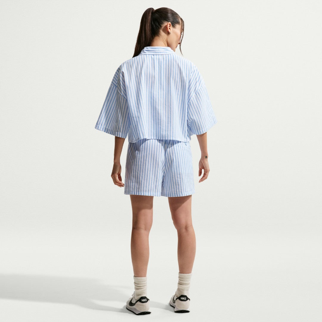Sportswear Woven Poplin Striped Shorts