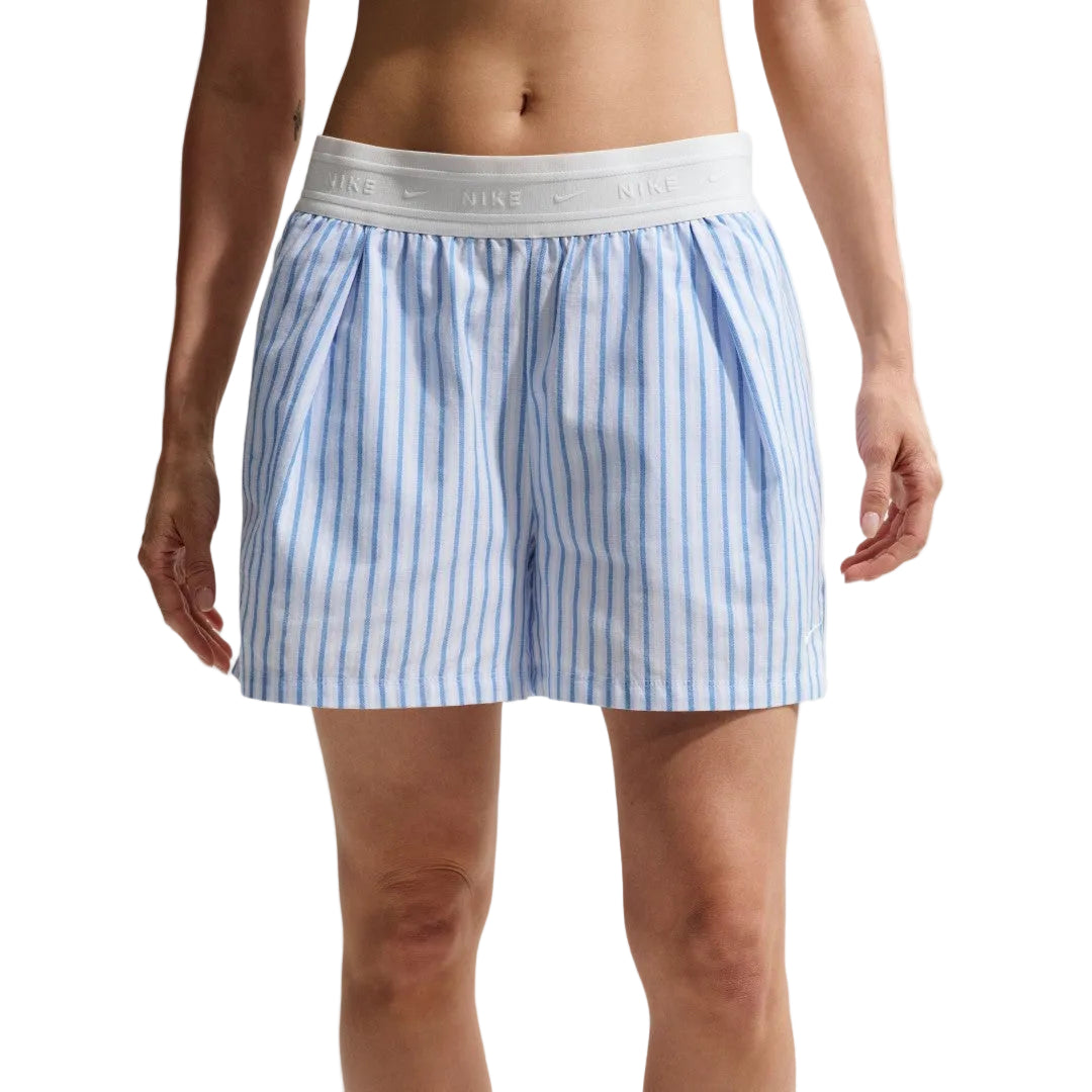 Sportswear Woven Poplin Striped Shorts