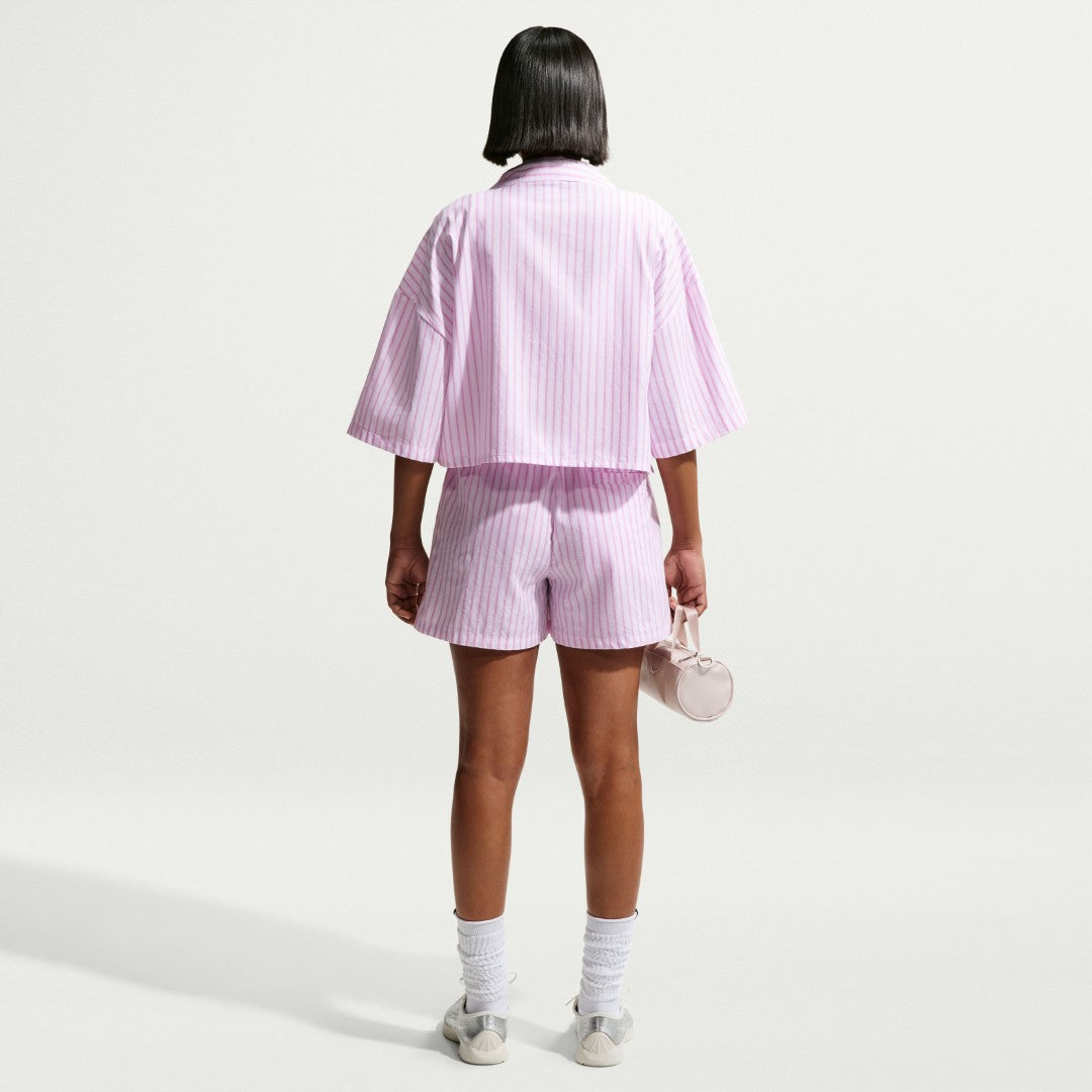 Woven Poplin Striped Shorts