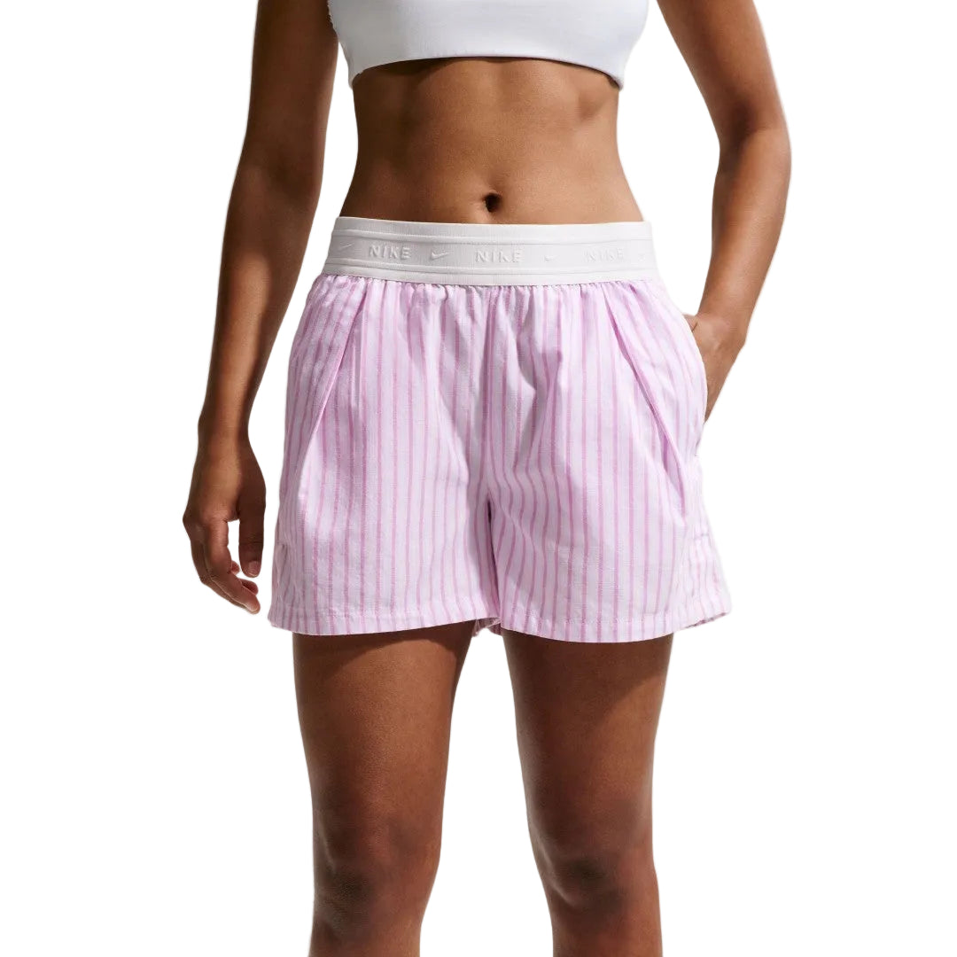 Woven Poplin Striped Shorts