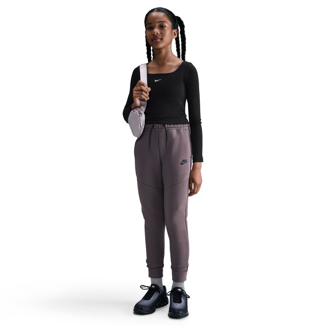 Sportswear Square-Neck Long-Sleeve Top