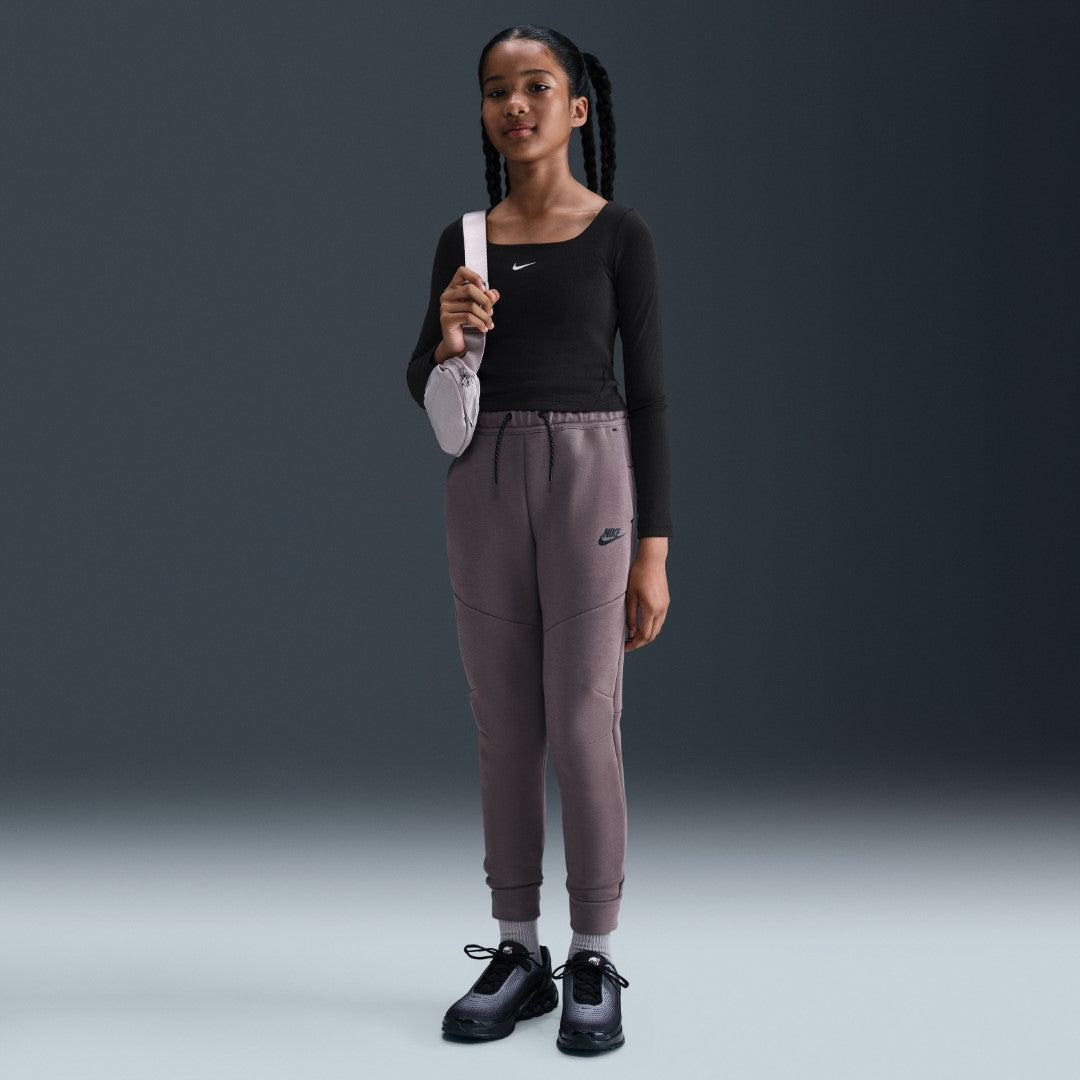 Sportswear Square-Neck Long-Sleeve Top