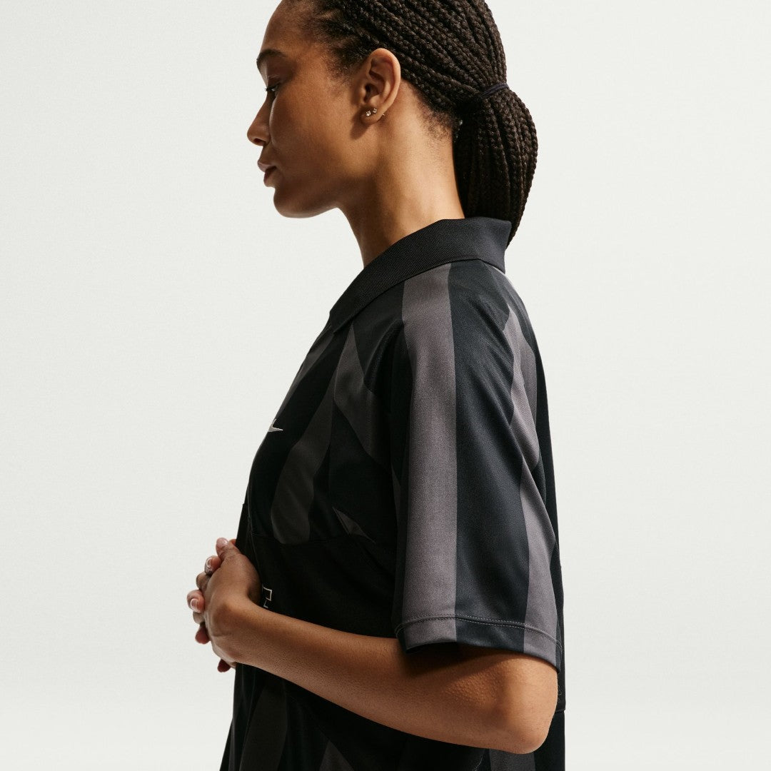 Striped Short-Sleeve Jersey Top