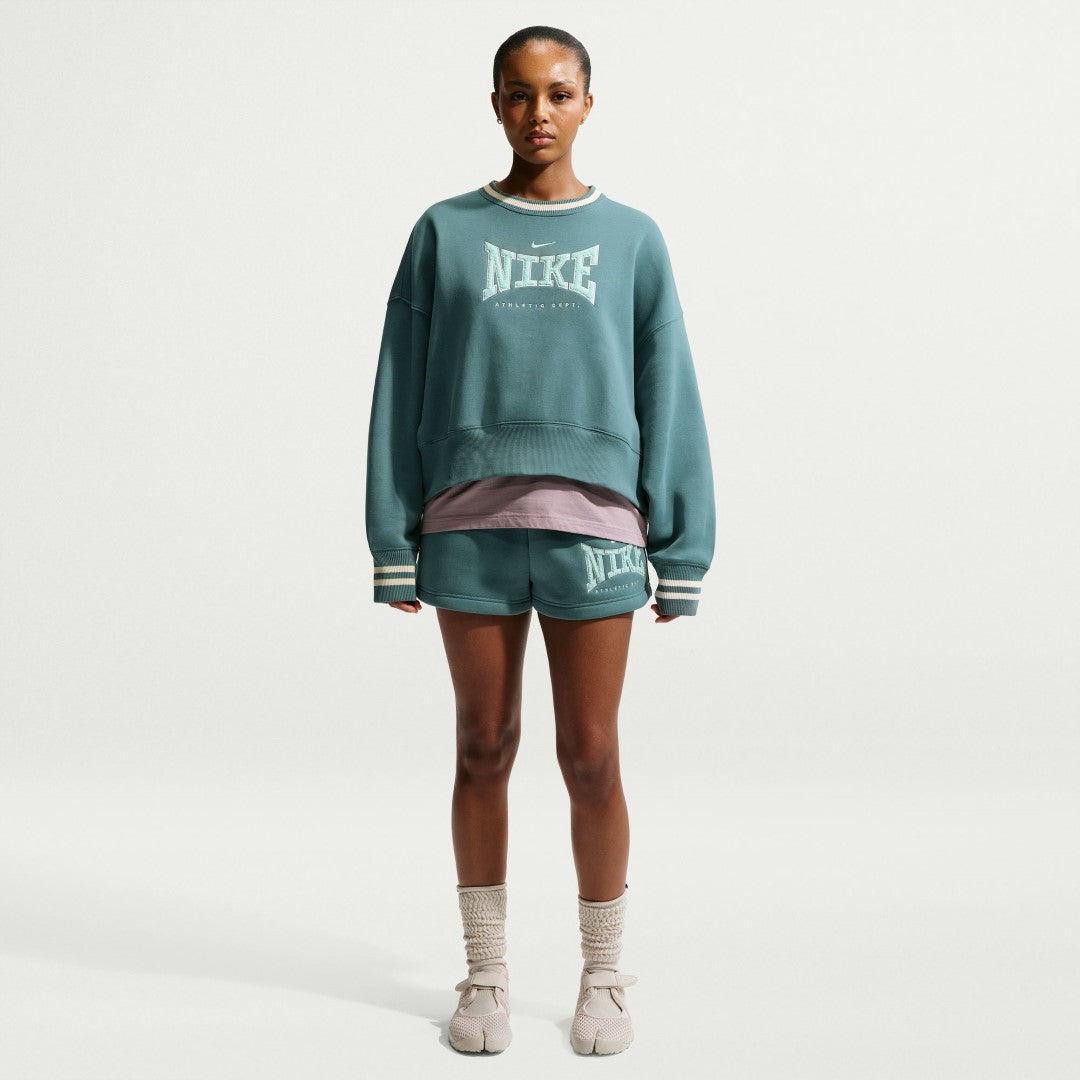Sportswear Phoenix Fleece Oversized Graphic Crew-Neck Sweatshirt