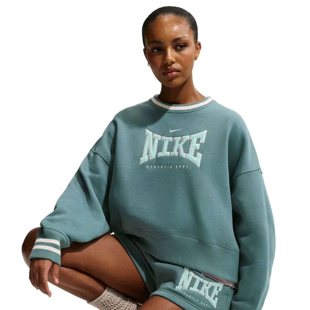Sportswear Phoenix Fleece Oversized Graphic Crew-Neck Sweatshirt