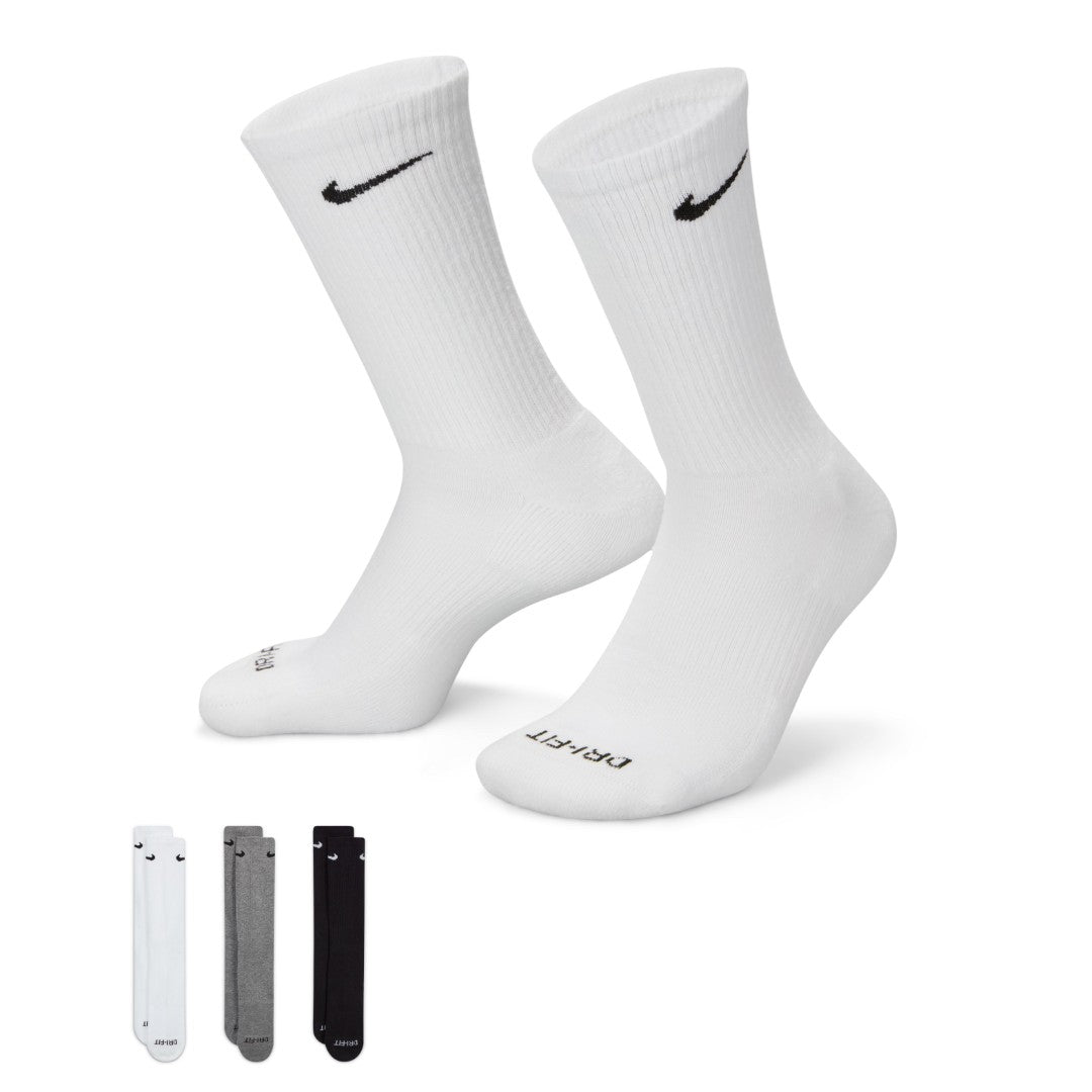 Everyday Plus Cushioned Crew Training Socks (3 Pairs)