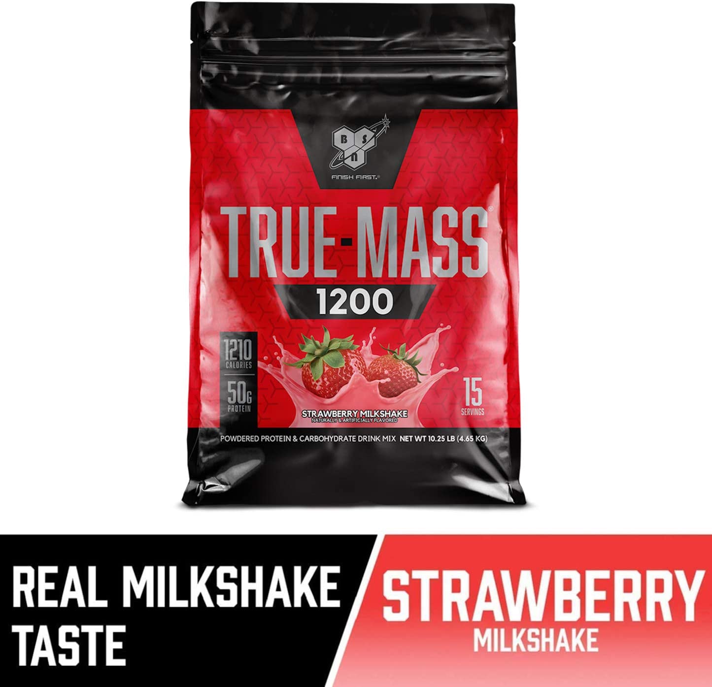 Truemass 1200 Strawberry 10.25Lb Whey Protein