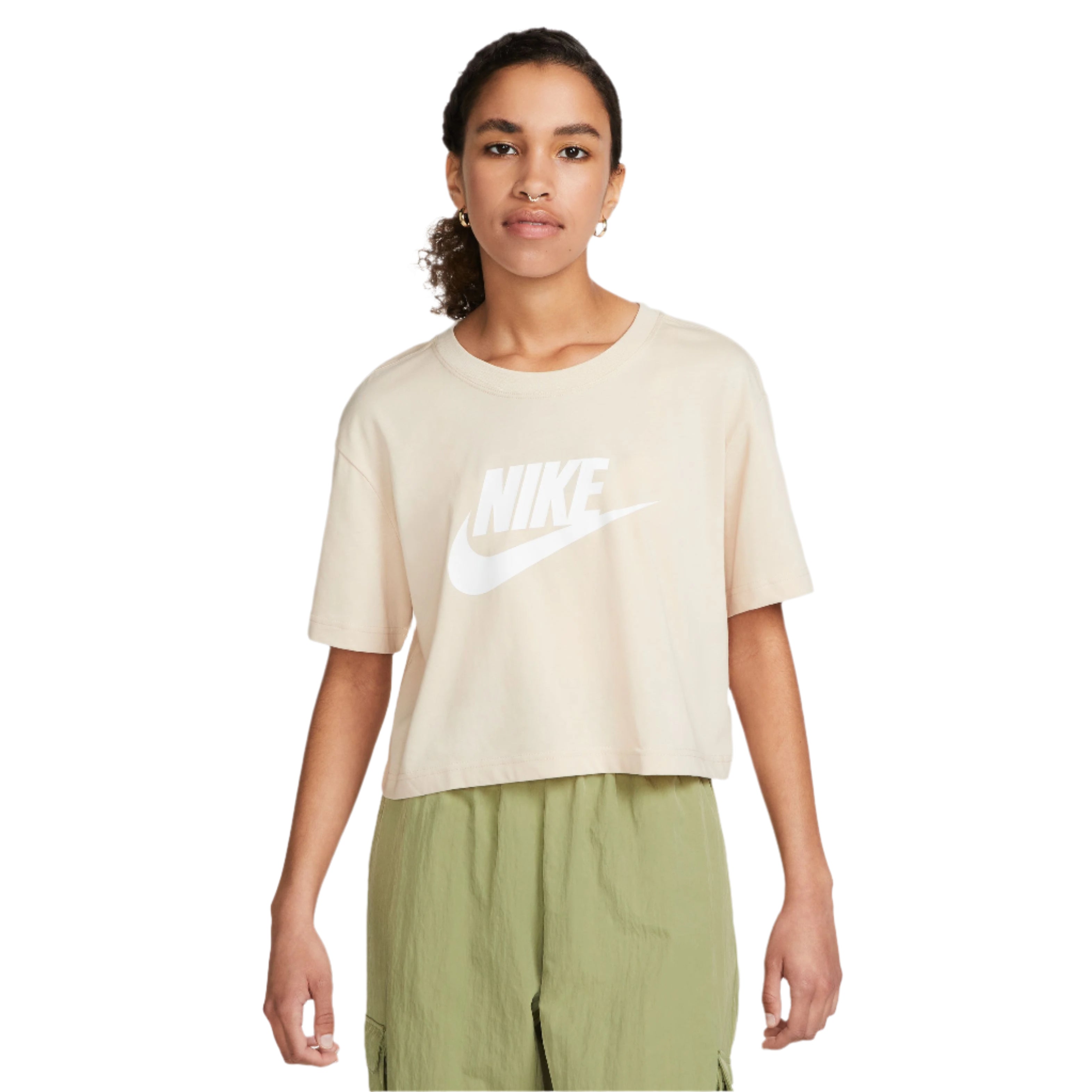 Essential Cropped Logo T-Shirt